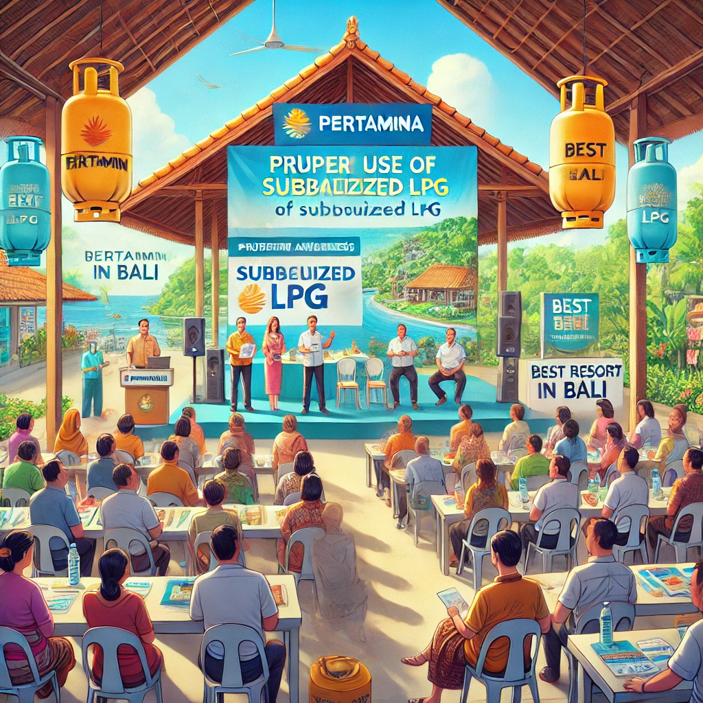 Public awareness & education about subsidized LPG at Best resort in Bali