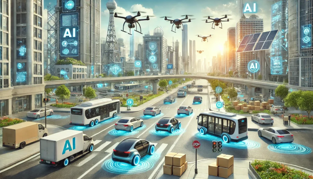 The Influence of AI in Everyday Life in 2024 in transportation
