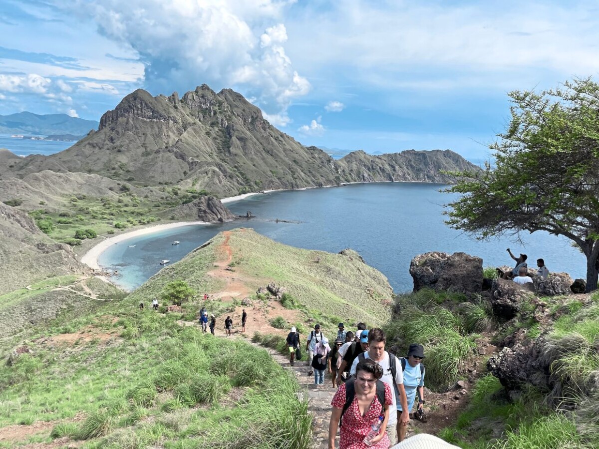 Hiking in Padar Island